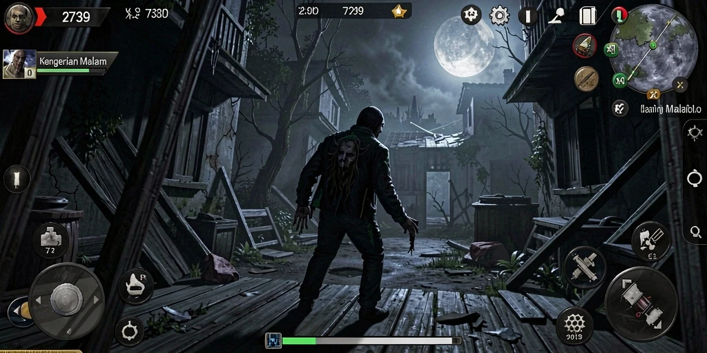 Mainkan gameplay horor yang menegangkan dan mendebarkan.