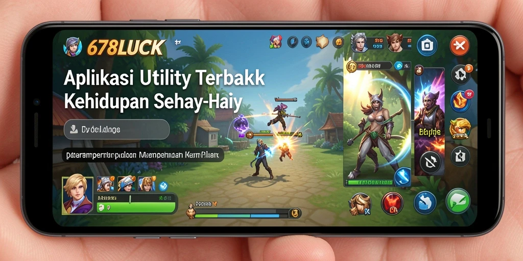 Tampilan antarmuka user-friendly dari aplikasi 678LUCK.