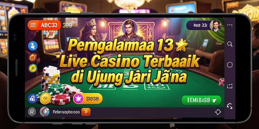 Tampilan gameplay Live Casino yang mengesankan dan interaktif dari ABC33.