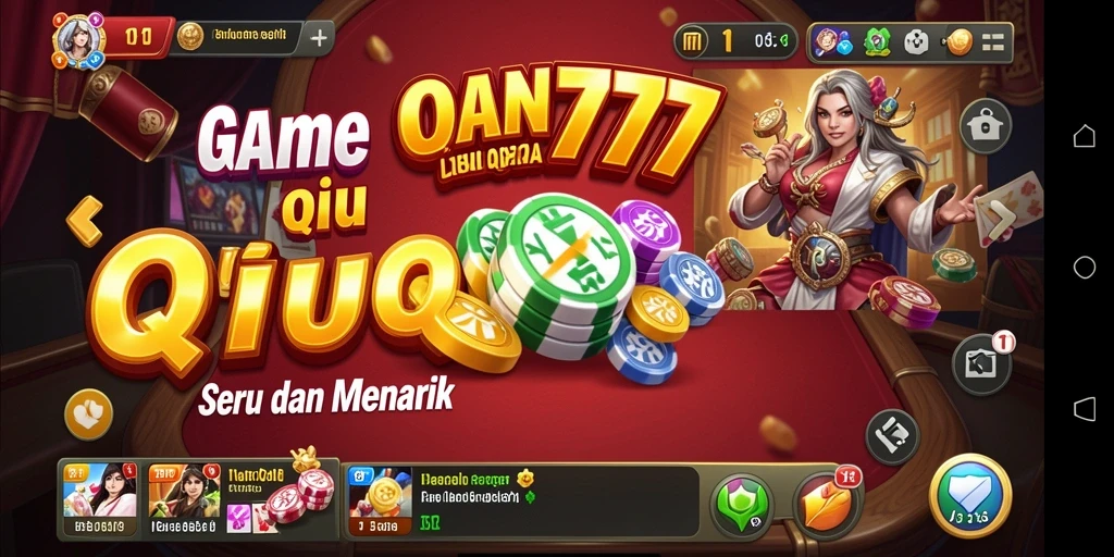 Tampilan gameplay QiuQiu yang seru dan menantang di DAN777.