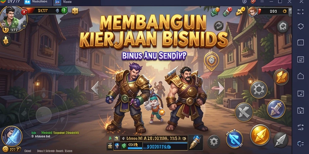 Tampilan gameplay DY777 yang menarik dan dinamis.