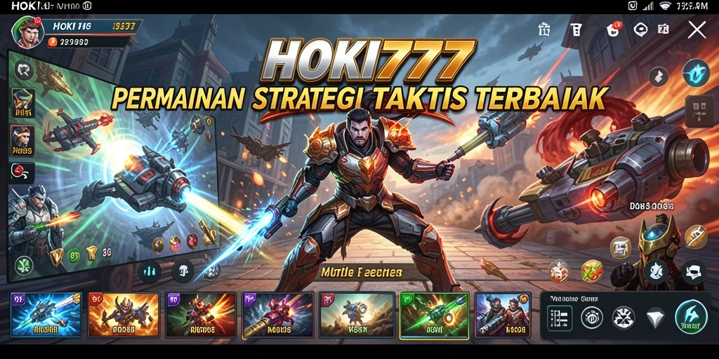 Gambaran gameplay HOKI777 yang mendebarkan dan penuh strategi.