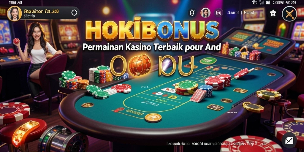 Screenshot gameplay HOKIBONUS menunjukkan keseruan permainan kasino.