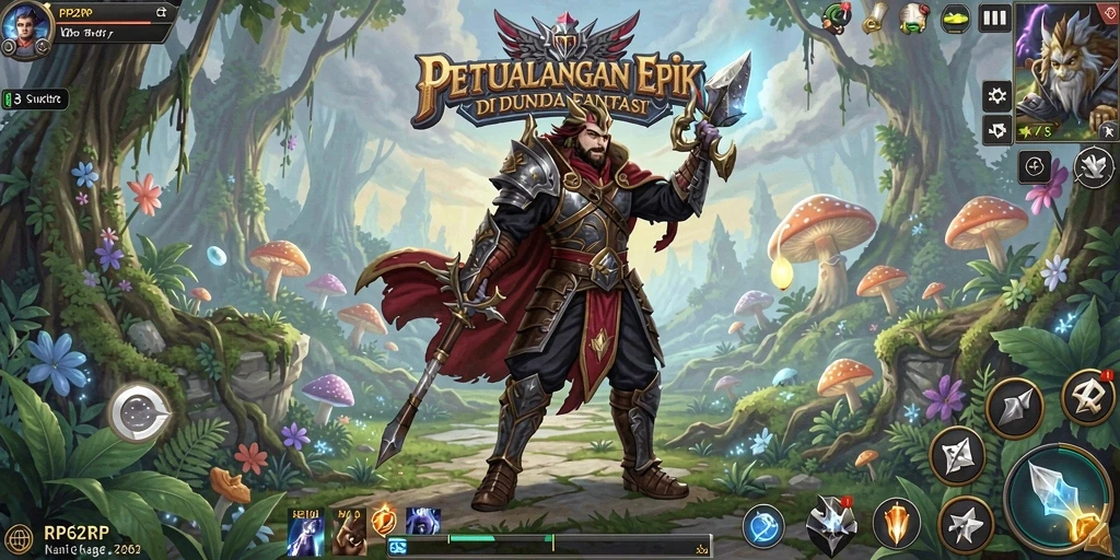 Screenshot utama dari gameplay petualangan yang mendebarkan.