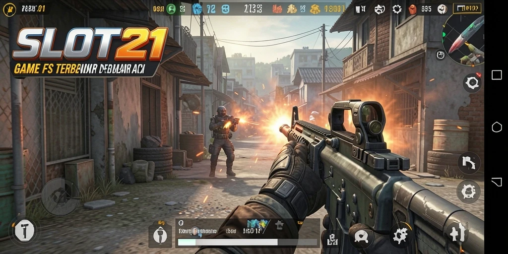 Gameplay aksi intens di SLOT21 dengan grafis menakjubkan.